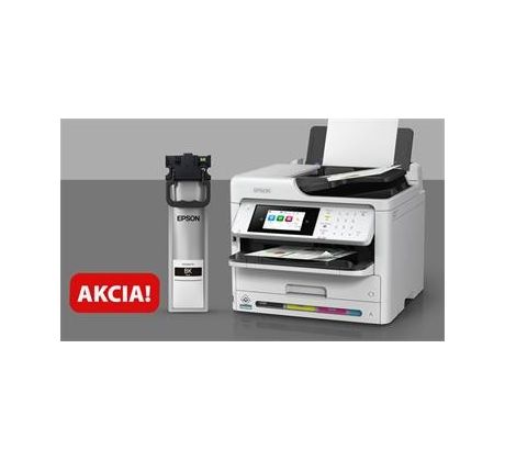 AKCIA: MFP EPSON WorkForce Pro WF-C5890DWF + kazeta "black" na 5.000 strán (C11CK23401)
