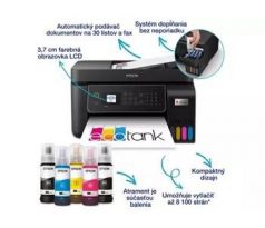 MFP "ecoTANK" farebné atramentové EPSON L5310, sieť, ADF, Wi-Fi, Ethernet, FAX (C11CJ65412)