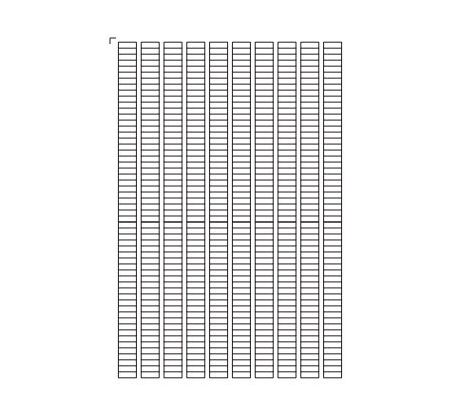 etikety RAYFILM 15x5 univerzálne biele R010015x5A-LCUT (50 list./A4) (R0100.15x5B-LCUT)