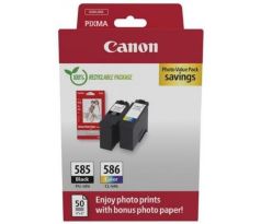 kazeta CANON PG-585 black + CL-586 color PIXMA TS7650i/TS7750i + GP501 10x15 (6205C004)