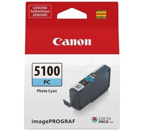 kazeta CANON PFI-5100PC photo cyan iPF PRO-310 (14,4 ml) (6956C001)