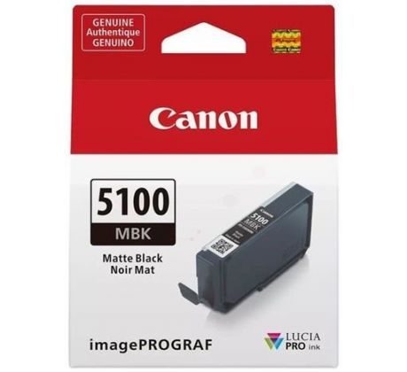 kazeta CANON PFI-5100MBK matte back iPF PRO-310 (14,4 ml) (6951C001)