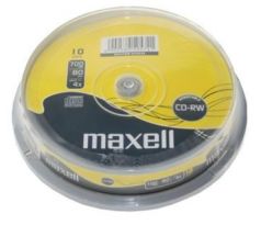 CD-RW MAXELL 700MB 4X 10ks/cake (624039.40)