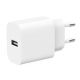 Universal USB charger, 2.4 A, white (TA-UC-1A12-01)