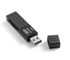 XO card reader 2 in 1 DK05A USB 2.0 black (GSM167693)