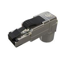 Konektor MPTL 90° RJ45 CAT6 STP samořezný SXRJ45-6-STP-BK-SA-U (11910011)